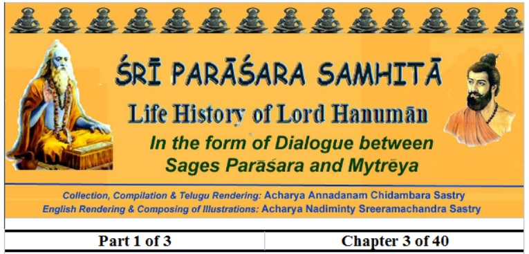 Sri Parasara Samhita - Part 1 - Chapter 3