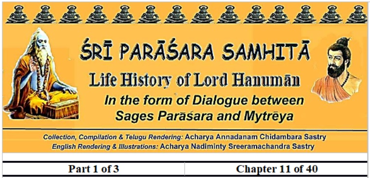 Sri Parasara Samhita - Part 1 - Chapter 11